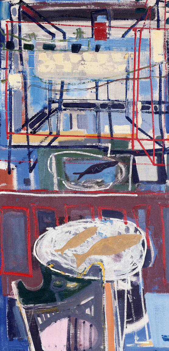 Patrick Heron: St Ives Window with Sand Bar