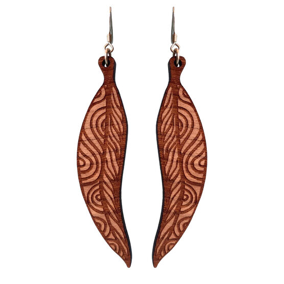 Yili leaf earrings