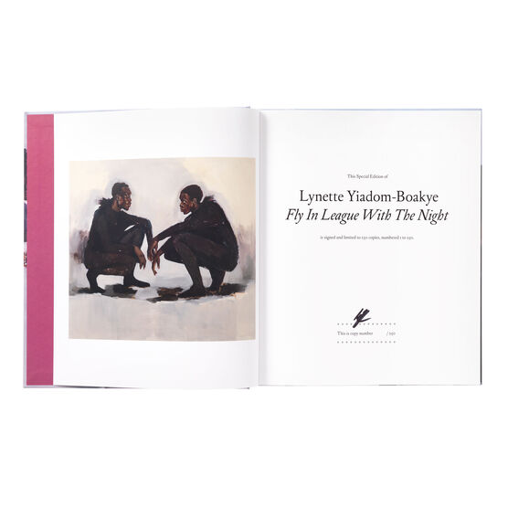 Lynette Yiadom-Boakye: Fly In League With The Night signed limited edition exhibition book