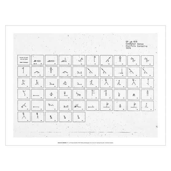 Analivia Cordeiro Dance Notation art print