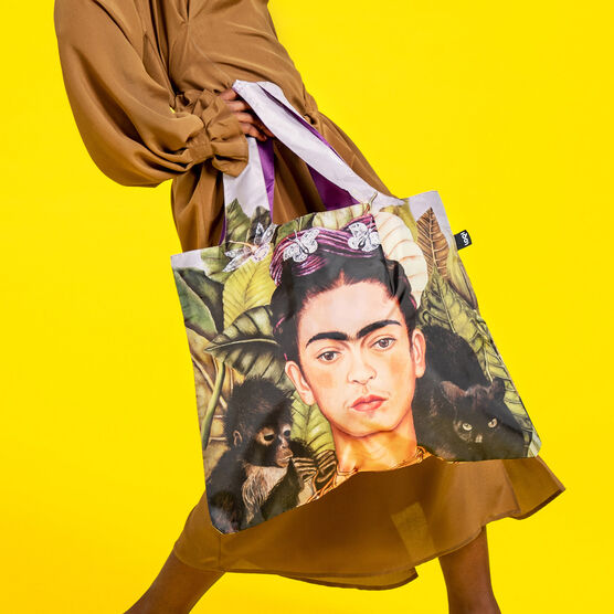 Frida Kahlo Self Portrait foldaway bag