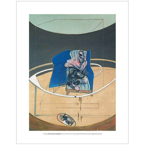 Francis Bacon: Study for Portrait on Folding Bed 1963 (mini print)