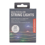 Multi-coloured string lights