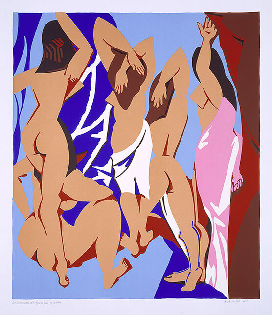 Caulfield: Les Demoiselles d'Avignon vues de derriere