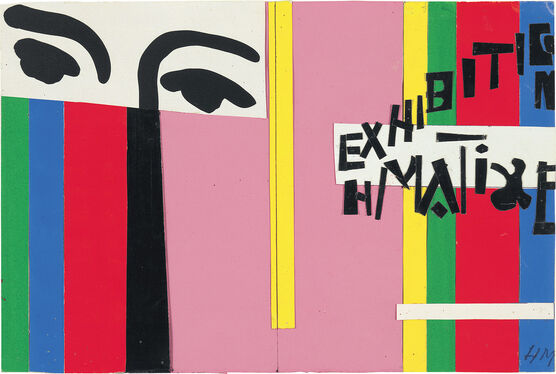 Matisse: Design for cover of exhibition catalogue
