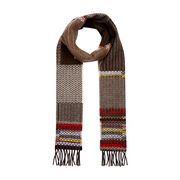 Triangle pattern wool scarf
