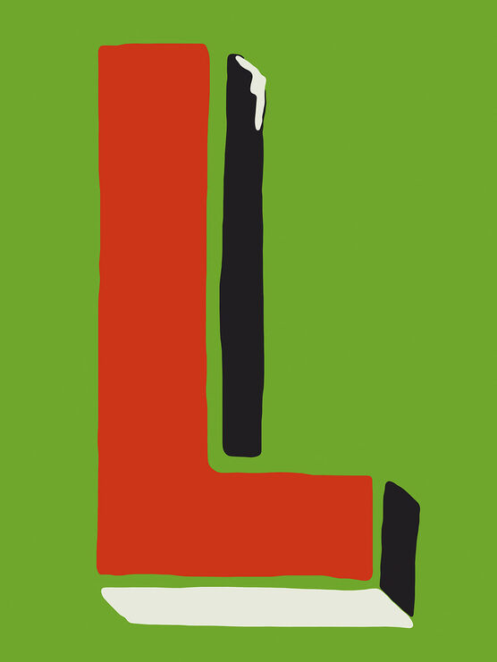 Bob and Roberta Smith: Bobs Alphabet: L