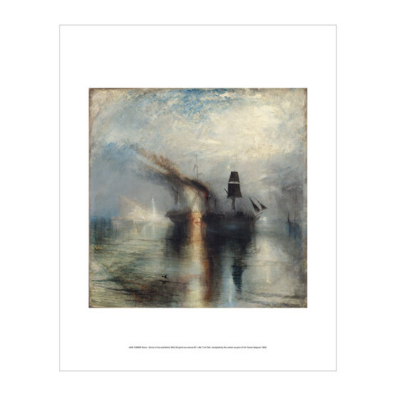 J.M.W Turner: Peace - Burial at Sea exhibition mini print