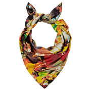 David Shrigley Leaf silk scarf