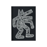 Keith Haring Dog on Black notebook