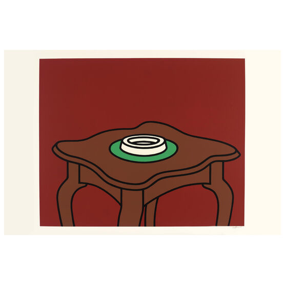 Patrick Caulfield, Occasional Table, 1972