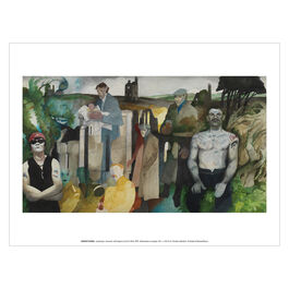 Edward Burra Landscape, Cornwall art print