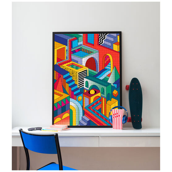 Graphic architecture 1000 piece puzzle