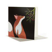 Rachel Hill: Fox in the Night Christmas card (pack of 6)
