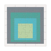 Josef Albers wooden puzzle set