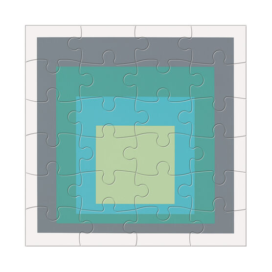 Josef Albers wooden puzzle set