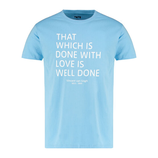 Van Gogh blue quote t-shirt