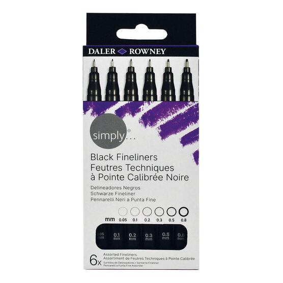 Fine liner pen set