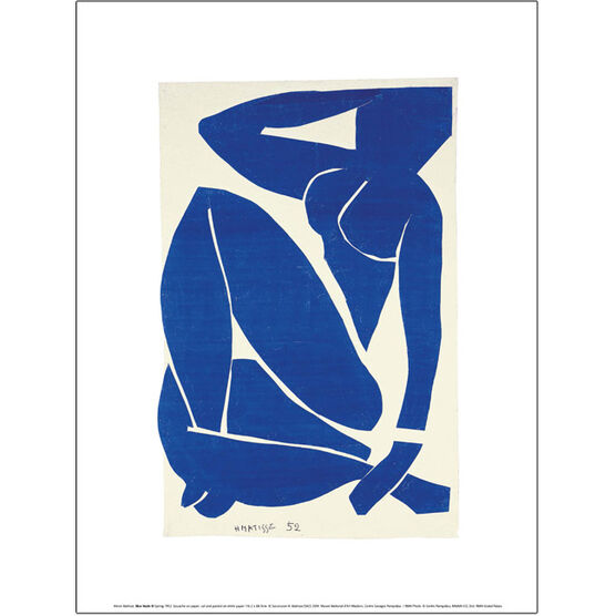 Henri Matisse Blue Nude III (exhibition print)