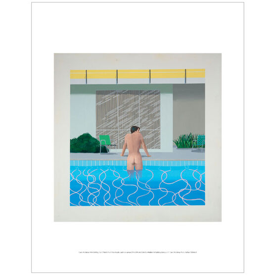 David Hockney Peter getting Out of Nick's Pool (mini print)