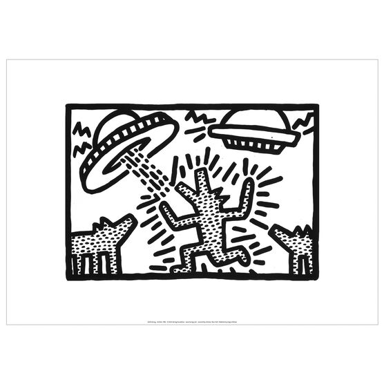 Keith Haring: Untitled exhibition poster