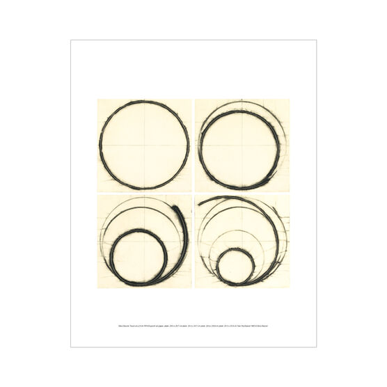Dóra Maurer: Traces of a Circle mini print
