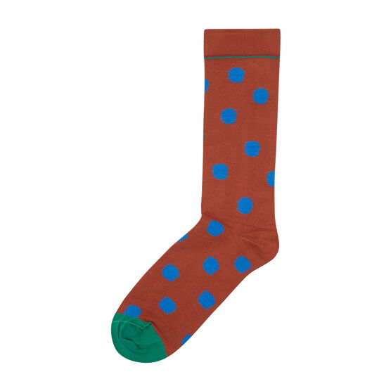 Bonne Maison brown polka dot socks