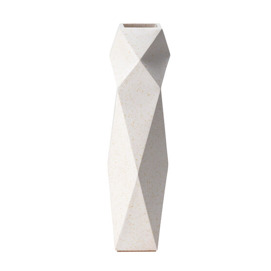Chamomile faceted vase