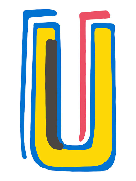 Bob and Roberta Smith: Bobs Alphabet: U