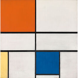 Mondrian: Composition C (No.III) with Red, Yellow and Blue
