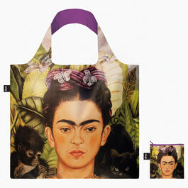 Frida Kahlo Self Portrait foldaway bag