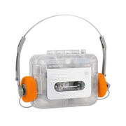 Cassette player and headphones