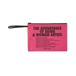 Guerrilla Girls The Advantages Of Being a Woman Artist clutch bag