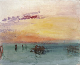 Turner: Looking Across the Lagoon at Sunset