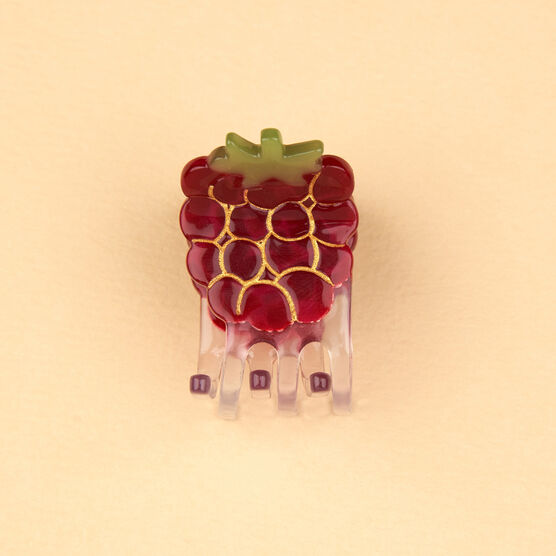 Raspberry mini hair claw