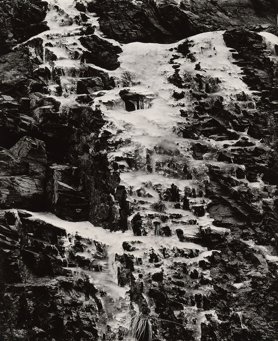 Brett Weston: Untitled (Rock and Ice, Japan)