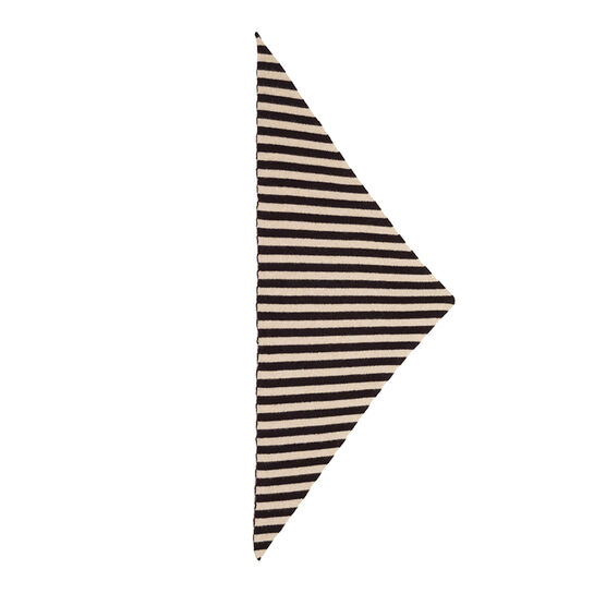 Striped triangle neckerchief