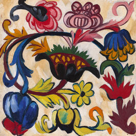 Goncharova: The Ornament. Flowers (Mother of God triptych)