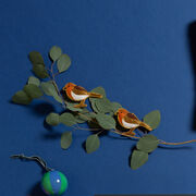 Robin tree decoration