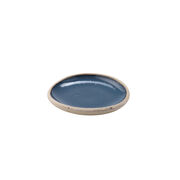 Blue ceramic salt bowl