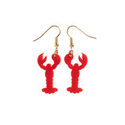 Red lobster earrings