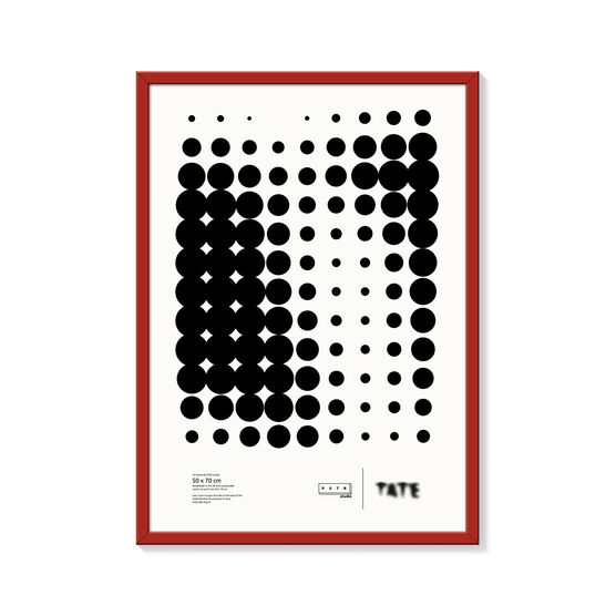 Red 70 x 50 cm poster frame