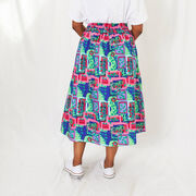 Kemi Telford pink skirt