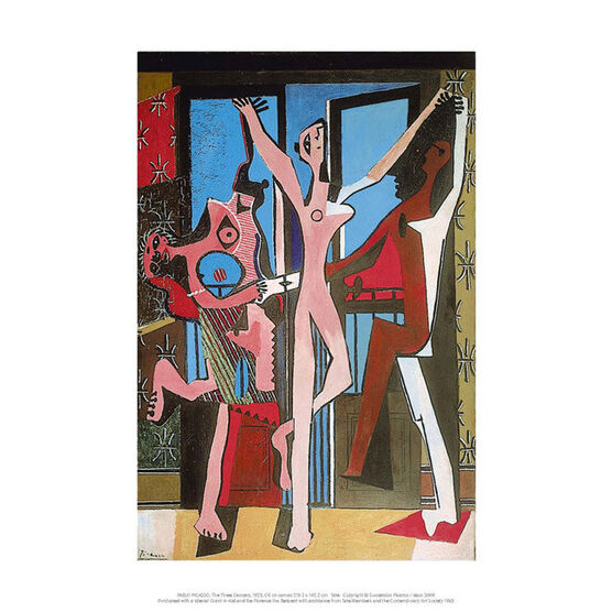 Picasso: The Three Dancers mini print