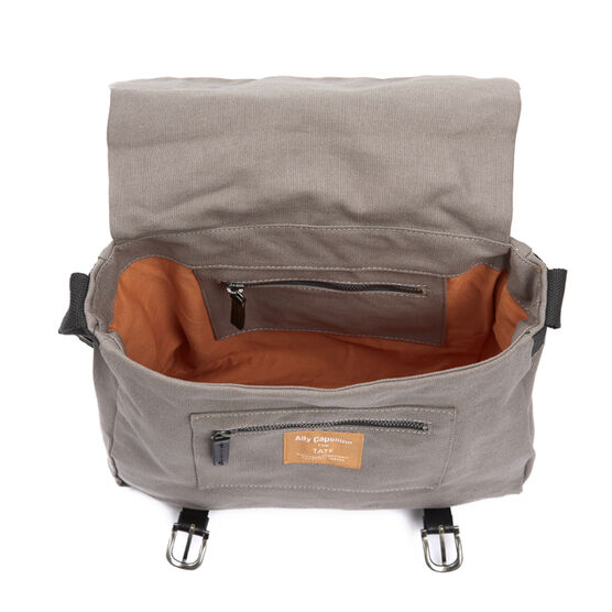 Grey/Orange Ally Capellino satchel