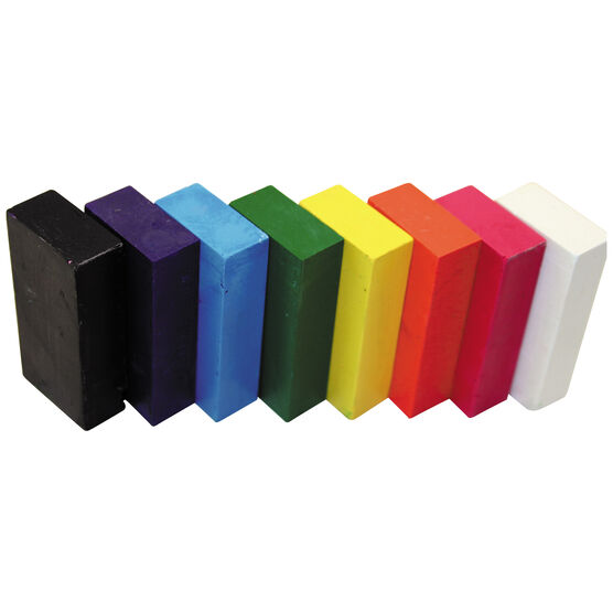 Crayon block paint sticks (set of 8)