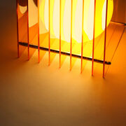Lop small square orange lamp
