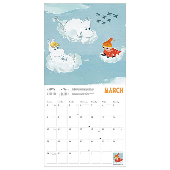 Moomin 2026 wall calendar