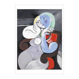 Pablo Picasso Nude Woman in a Red Armchair shelf print
