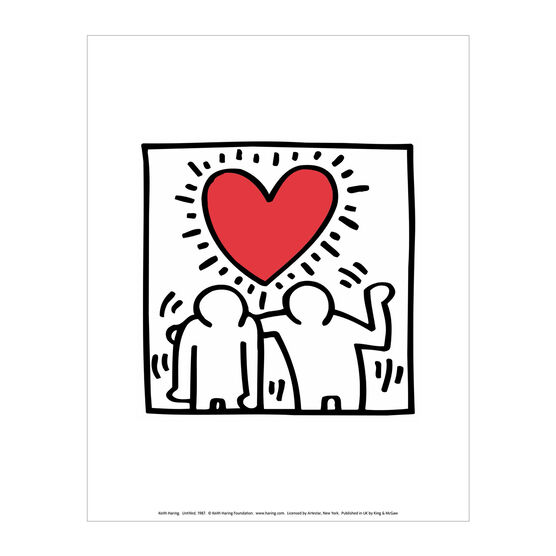 Keith Haring: Be Mine mini print